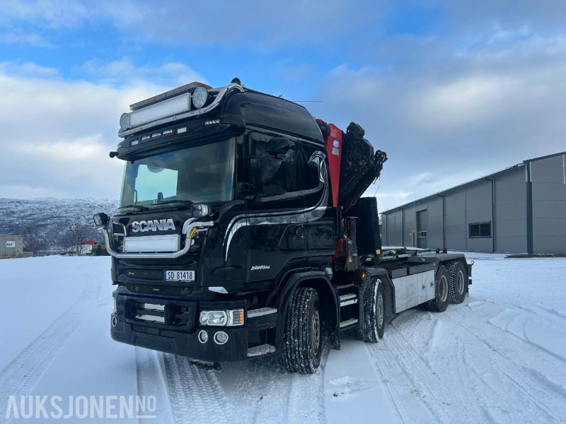 2016 Scania R580 kran/krokbil - Камион с кран: снимка 1 2016 Scania R580 kran/krokbil - Камион с кран: снимка 1