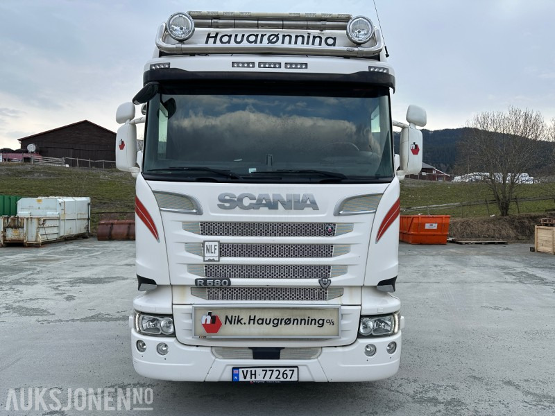 2016 Scania R580 med Effer 305/6S kran selges – klar for bruk! - Камион с кран: снимка 5 2016 Scania R580 med Effer 305/6S kran selges – klar for bruk! - Камион с кран: снимка 5