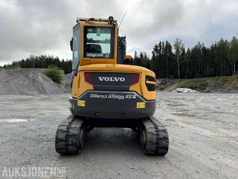 2016 Volvo ecr58d beltegraver 4301t, tiltrotator, pusseskuff,steinskuff - Мини багер: снимка 5 2016 Volvo ecr58d beltegraver 4301t, tiltrotator, pusseskuff,steinskuff - Мини багер: снимка 5