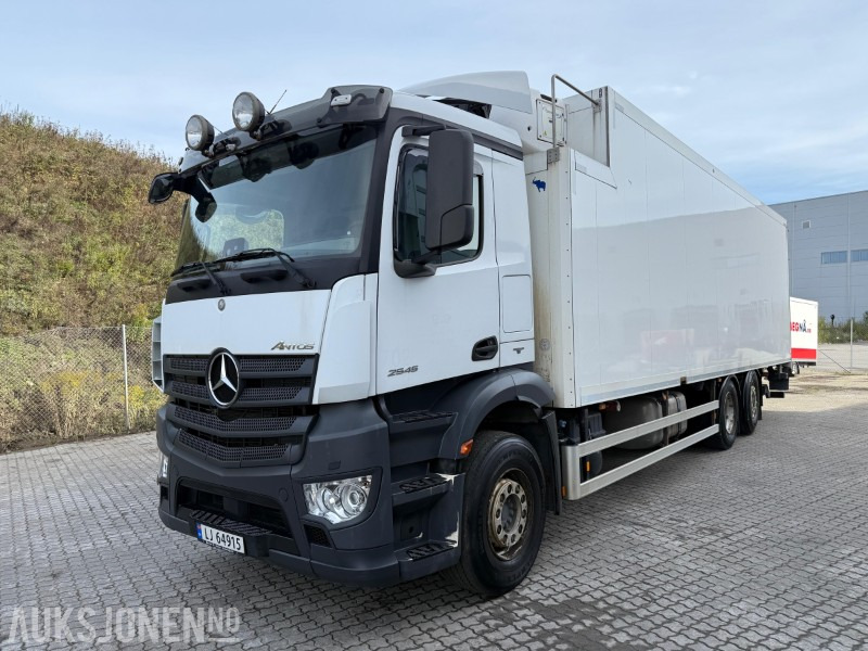 2017 Mercedes-Benz 2545L Antos skapbil med kjøling, multiratt, cruise, kjettinger, baklem, fjernkontroll - Камион фургон: снимка 1 2017 Mercedes-Benz 2545L Antos skapbil med kjøling, multiratt, cruise, kjettinger, baklem, fjernkontroll - Камион фургон: снимка 1