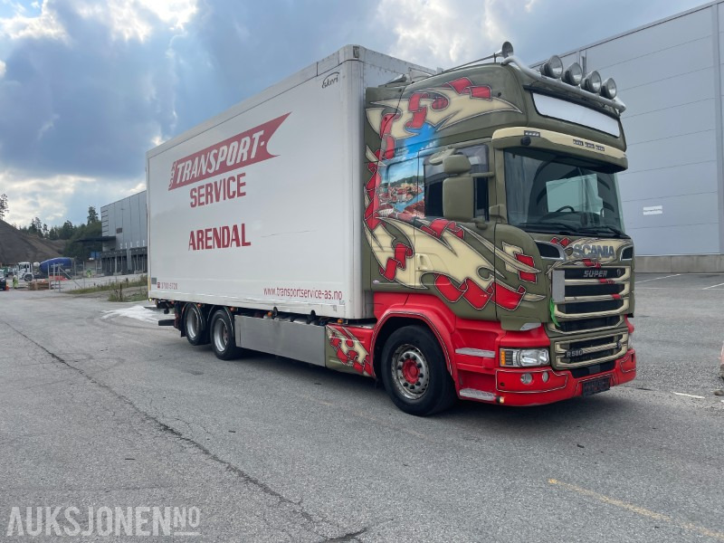 2017 Scania R-580 Ekeriskap m/fullside åpning - Камион фургон: снимка 1 2017 Scania R-580 Ekeriskap m/fullside åpning - Камион фургон: снимка 1