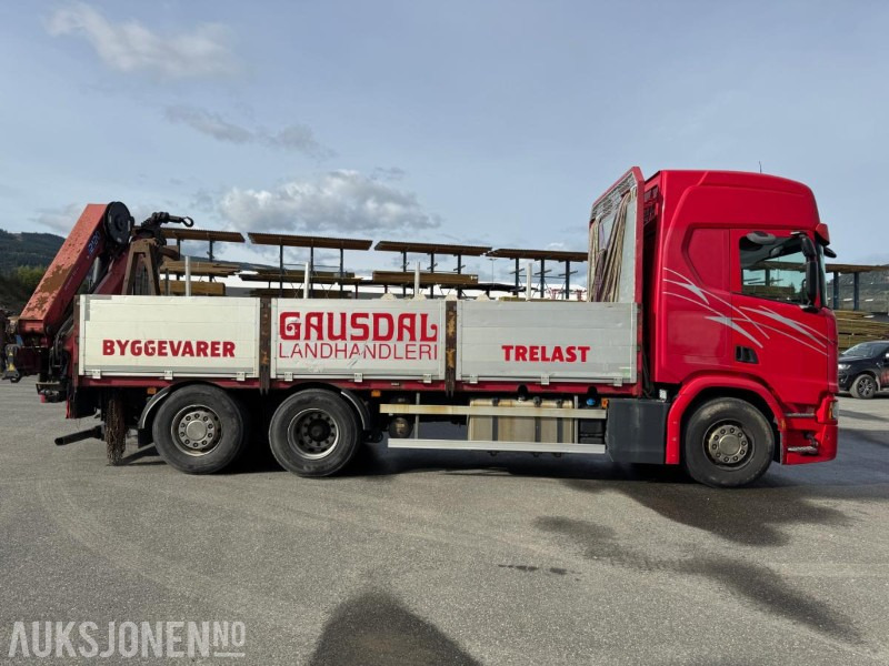 2017 Scania R500 planbil med HMF kran - Камион с кран: снимка 2 2017 Scania R500 planbil med HMF kran - Камион с кран: снимка 2