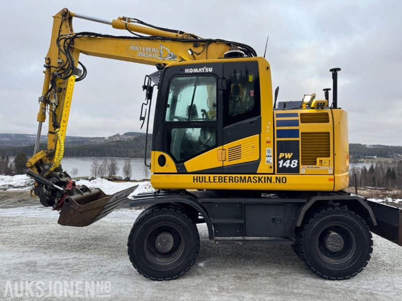 2018 Komatsu PW148-11 hjulmaskin MAKIN GPS, TILTROTATOR MASSE LYS, KAMERAER - Багер: снимка 3 2018 Komatsu PW148-11 hjulmaskin MAKIN GPS, TILTROTATOR MASSE LYS, KAMERAER - Багер: снимка 3