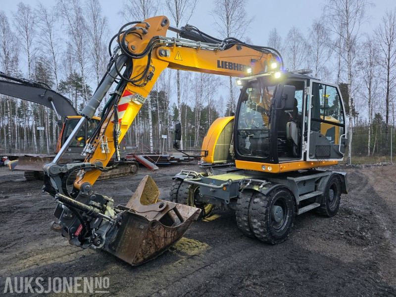 2018 Liebherr A918 compact litronic hjulgraver 18 T - Колесен багер: снимка 3 2018 Liebherr A918 compact litronic hjulgraver 18 T - Колесен багер: снимка 3