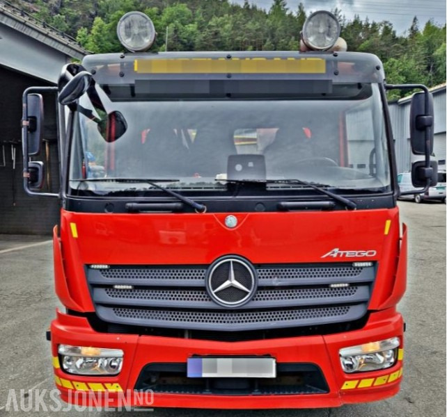 2018 Mercedes-Benz ATEGO med TEVOR PÅBYGG, Kjørebruer, Briller, Fjernkontroll, - Пожарна кола: снимка 4 2018 Mercedes-Benz ATEGO med TEVOR PÅBYGG, Kjørebruer, Briller, Fjernkontroll, - Пожарна кола: снимка 4