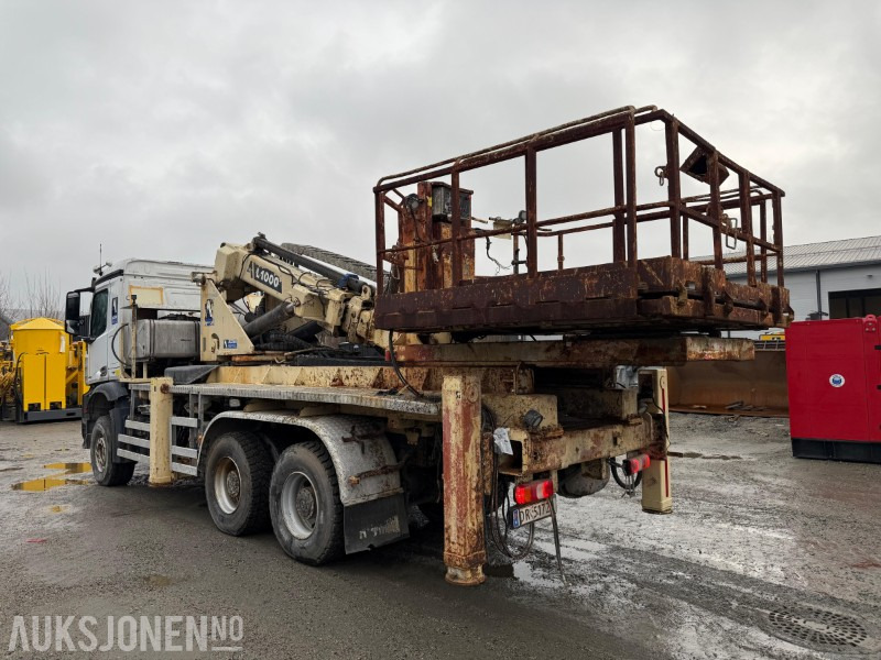 2018 Mercedes-Benz Arocs 2636 m Normet L1000 hydraulisk plattform, lav km, 1000kg kapasitet, 13 m rekkevidde - Камион с кран: снимка 5 2018 Mercedes-Benz Arocs 2636 m Normet L1000 hydraulisk plattform, lav km, 1000kg kapasitet, 13 m rekkevidde - Камион с кран: снимка 5