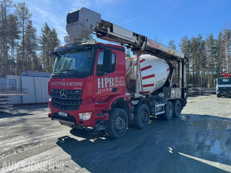 2018 Mercedes-Benz Arocs båndbil til betong - Бетоновоз: снимка 1 2018 Mercedes-Benz Arocs båndbil til betong - Бетоновоз: снимка 1