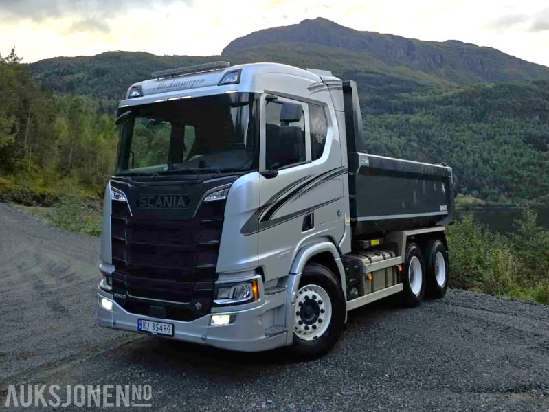 2018 Scania R580 tippbil - 396 357 km - EU ok til 30.09.2026 - Самосвал камион: снимка 1 2018 Scania R580 tippbil - 396 357 km - EU ok til 30.09.2026 - Самосвал камион: снимка 1