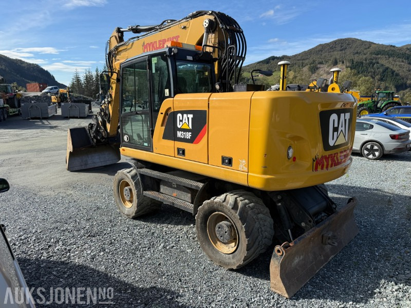 2018 Velholdt Cat M318F Hjulgraver med OilQuick Rotortilt, 9577 timer - Багер: снимка 4 2018 Velholdt Cat M318F Hjulgraver med OilQuick Rotortilt, 9577 timer - Багер: снимка 4