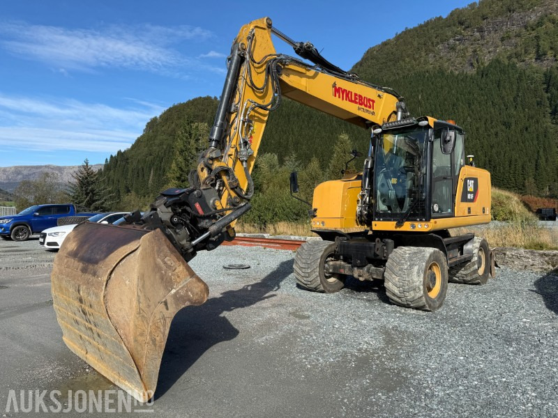 2018 Velholdt Cat M318F Hjulgraver med OilQuick Rotortilt, 9577 timer - Багер: снимка 2 2018 Velholdt Cat M318F Hjulgraver med OilQuick Rotortilt, 9577 timer - Багер: снимка 2