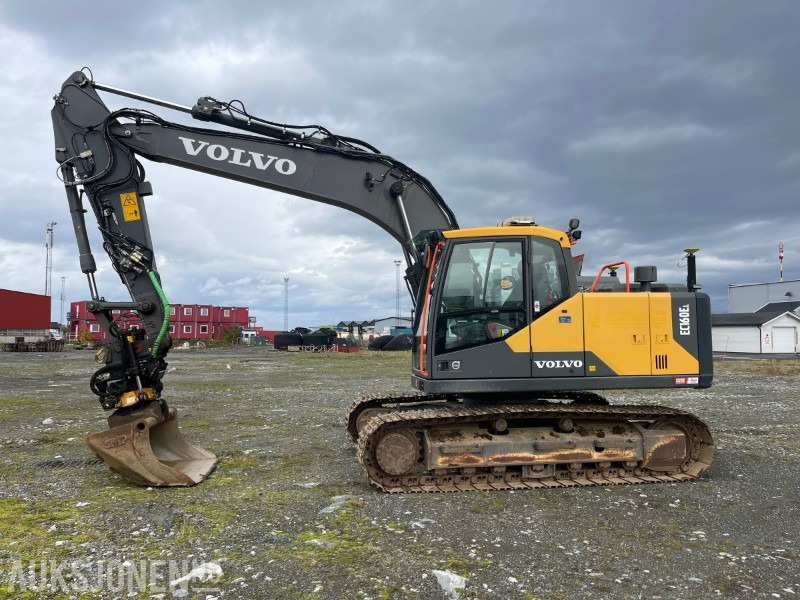 2018 Volvo EC 160 EL Gravemaskin med Engcon tiltrotator, Leica GPS, Sentralsmøring, Hk S60, 5327 timer - Багер: снимка 2 2018 Volvo EC 160 EL Gravemaskin med Engcon tiltrotator, Leica GPS, Sentralsmøring, Hk S60, 5327 timer - Багер: снимка 2