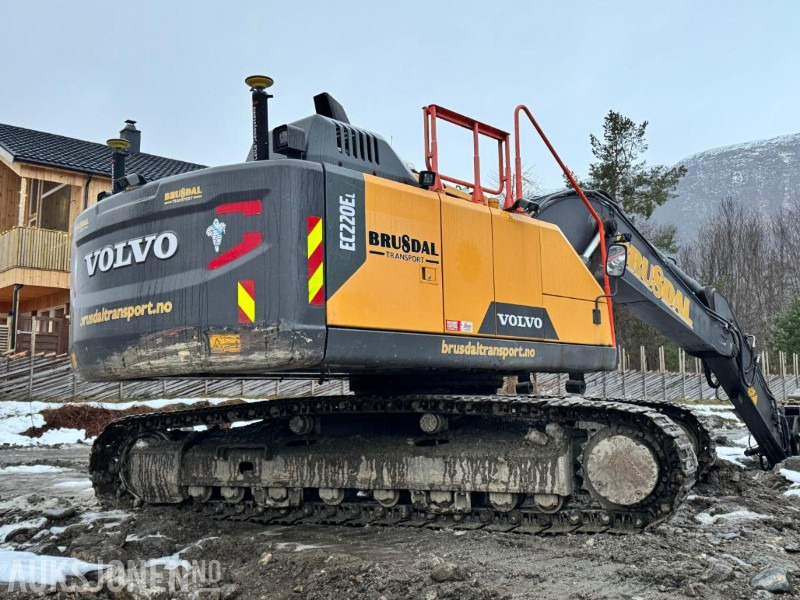2018 Volvo EC220EL gravemaskin - GPS - Tiltrotator - Sentralsmøring - Bunkringspumpe - Graveskuffe - Pusskuffe - Sertifisert til mai 2026 - Багер: снимка 5 2018 Volvo EC220EL gravemaskin - GPS - Tiltrotator - Sentralsmøring - Bunkringspumpe - Graveskuffe - Pusskuffe - Sertifisert til mai 2026 - Багер: снимка 5