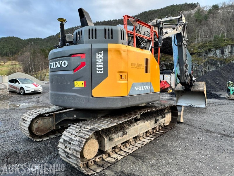 2018 Volvo ECR145EL - 16,5 tonns gravemaskin - Knekkbom - Leica GPS - Sentralsmøring - Bunkringspumpe - 2 skuffer - Sertifiseres før salg - Багер: снимка 4 2018 Volvo ECR145EL - 16,5 tonns gravemaskin - Knekkbom - Leica GPS - Sentralsmøring - Bunkringspumpe - 2 skuffer - Sertifiseres før salg - Багер: снимка 4