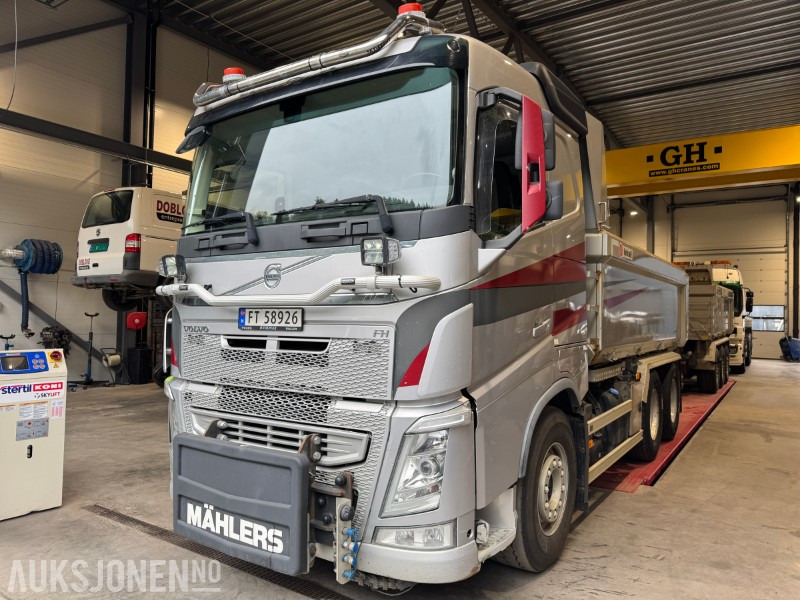 2018 Volvo FH 540 6X4 BRØYTERIGGET TIPPBIL MED ISTRAIL DUMPERKJERRE - Самосвал камион: снимка 3 2018 Volvo FH 540 6X4 BRØYTERIGGET TIPPBIL MED ISTRAIL DUMPERKJERRE - Самосвал камион: снимка 3