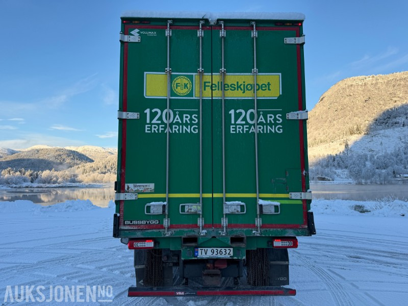 2018 Volvo FH 540 Skapbil med Bussbygg Volumax påbygg - Eu godkjent - Servicehistorikk - Камион фургон: снимка 4 2018 Volvo FH 540 Skapbil med Bussbygg Volumax påbygg - Eu godkjent - Servicehistorikk - Камион фургон: снимка 4