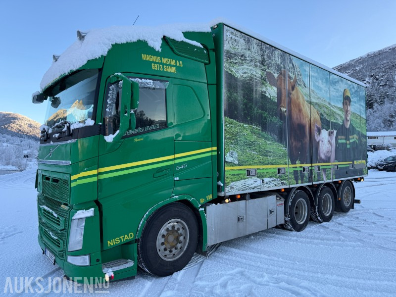 2018 Volvo FH 540 Skapbil med Bussbygg Volumax påbygg - Eu godkjent - Servicehistorikk - Камион фургон: снимка 1 2018 Volvo FH 540 Skapbil med Bussbygg Volumax påbygg - Eu godkjent - Servicehistorikk - Камион фургон: снимка 1
