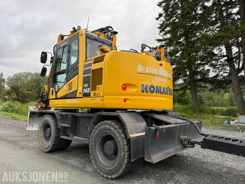 2019 Komatsu PW148-11 Hjulgraver - Leddet bom - GPS - Багер: снимка 4 2019 Komatsu PW148-11 Hjulgraver - Leddet bom - GPS - Багер: снимка 4