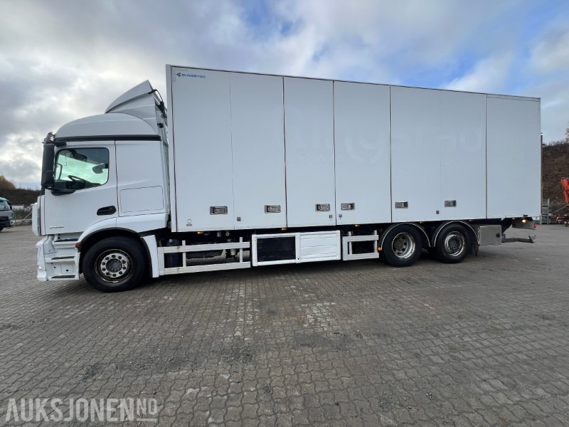 2019 Mercedes-Benz Actros 2546 Bussbygg m/sideåpning og Carrieraggregat - Камион фургон: снимка 2 2019 Mercedes-Benz Actros 2546 Bussbygg m/sideåpning og Carrieraggregat - Камион фургон: снимка 2