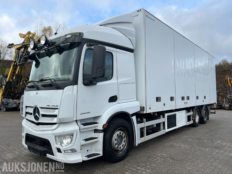 2019 Mercedes-Benz Actros 2546 Bussbygg m/sideåpning og Carrieraggregat - Камион фургон: снимка 1 2019 Mercedes-Benz Actros 2546 Bussbygg m/sideåpning og Carrieraggregat - Камион фургон: снимка 1