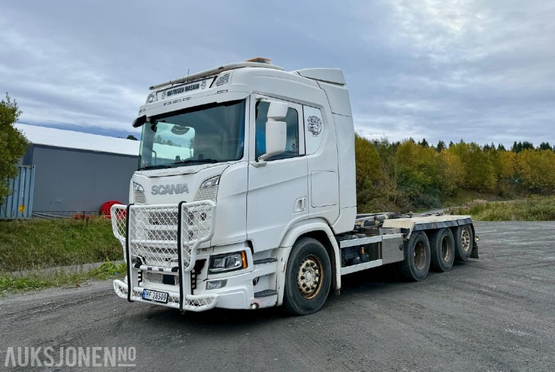 2019 Scania R500 tridem (8X4) KROKBIL - Joab L24 krok - Ny EU-godkjenning - Мултилифт с кука камион: снимка 1 2019 Scania R500 tridem (8X4) KROKBIL - Joab L24 krok - Ny EU-godkjenning - Мултилифт с кука камион: снимка 1