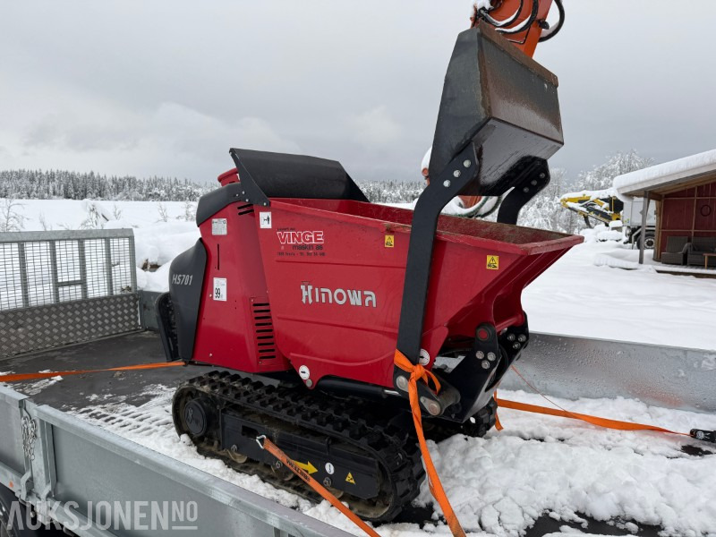 2020 Hinowa HS701 Selvlastende minidumper - Honda GX270 motor - 700 kg nyttelast - Самосвал: снимка 2 2020 Hinowa HS701 Selvlastende minidumper - Honda GX270 motor - 700 kg nyttelast - Самосвал: снимка 2