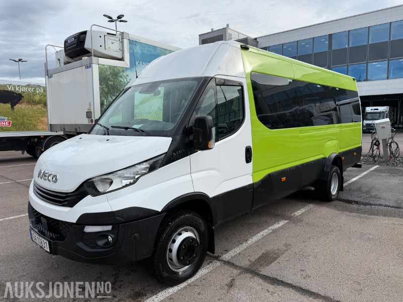 2020 Iveco Daily gass minibuss, luftfjæring, automat, 17 seter, lav km, ekstra seter, tilhengerfeste - Микробус, Пътнически бус: снимка 1 2020 Iveco Daily gass minibuss, luftfjæring, automat, 17 seter, lav km, ekstra seter, tilhengerfeste - Микробус, Пътнически бус: снимка 1