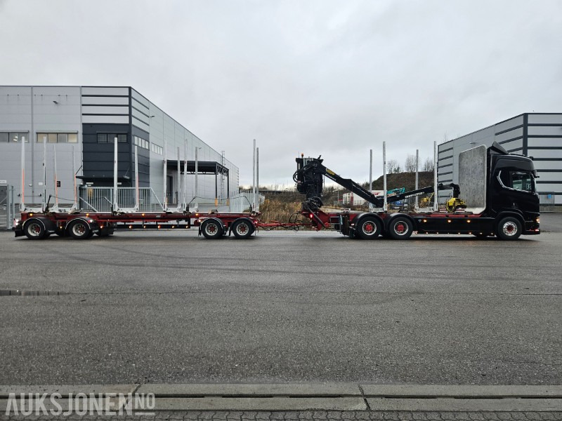 Камион за дърва 2020 Scania R730 B6x4NB med henger: снимка 6 Камион за дърва 2020 Scania R730 B6x4NB med henger: снимка 6