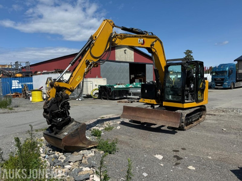2021 Cat 307.5 gravemaskin med tiltrotator og sentralsmøring / 2 stk skuffer / årskontrollert - Багер: снимка 1 2021 Cat 307.5 gravemaskin med tiltrotator og sentralsmøring / 2 stk skuffer / årskontrollert - Багер: снимка 1