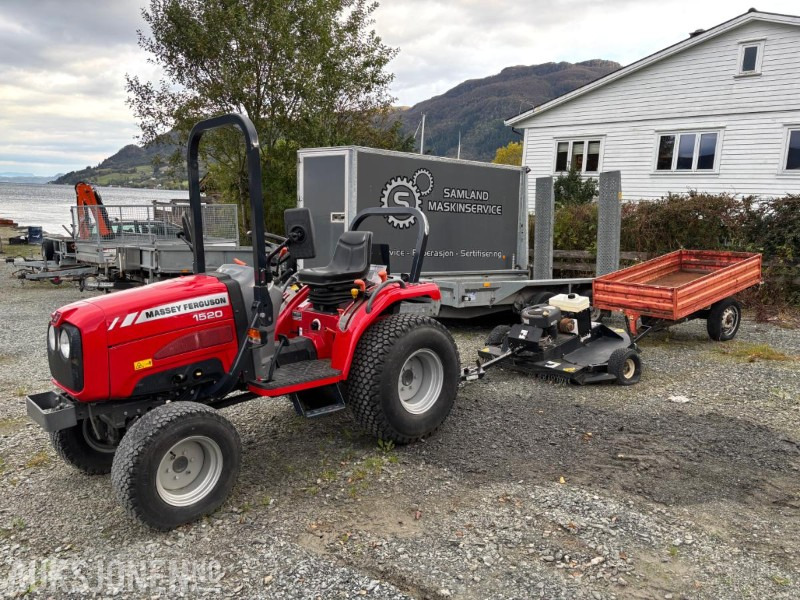 2021 Massey Ferguson 1520 Kompaktraktor 4WD. Beitepusser og Tilhenger - Трактор: снимка 1 2021 Massey Ferguson 1520 Kompaktraktor 4WD. Beitepusser og Tilhenger - Трактор: снимка 1