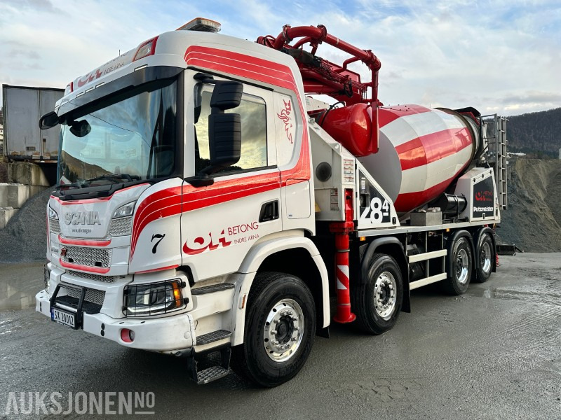 2021 Scania P500XT 8X4 Putzmeister PUMI 28-4 Betongpumpe, 83413km - Бетоновоз: снимка 1 2021 Scania P500XT 8X4 Putzmeister PUMI 28-4 Betongpumpe, 83413km - Бетоновоз: снимка 1