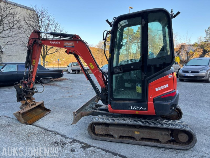 2022 KUBOTA U27 - 4 HI HIGH SPEC. 1155TIMER. S40. ENGCON TILTROTATOR. SMALSKUFF OG PUSSESKUFF. - Багер: снимка 2 2022 KUBOTA U27 - 4 HI HIGH SPEC. 1155TIMER. S40. ENGCON TILTROTATOR. SMALSKUFF OG PUSSESKUFF. - Багер: снимка 2