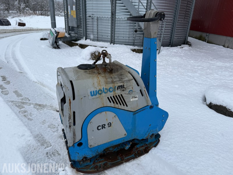 2022 Weber MT CR 9-II CCD 2.0 – kraftig og driftssikker vibroplate – kun ca. 131 timer - Валяк: снимка 1 2022 Weber MT CR 9-II CCD 2.0 – kraftig og driftssikker vibroplate – kun ca. 131 timer - Валяк: снимка 1