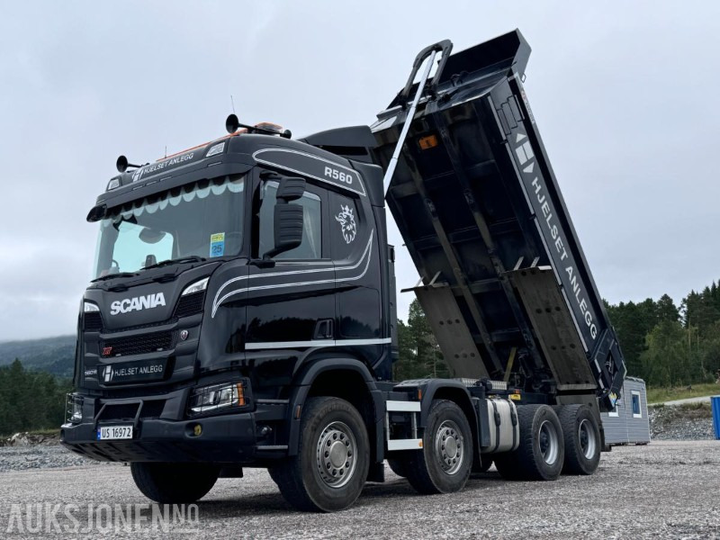 2024 Scania 560R XT tippbil - 8x4 - Istrail påbygg - Navreduksjon - Varme i kasse - Kassevibrator - Gått kun 47.000 km - Самосвал камион: снимка 1 2024 Scania 560R XT tippbil - 8x4 - Istrail påbygg - Navreduksjon - Varme i kasse - Kassevibrator - Gått kun 47.000 km - Самосвал камион: снимка 1