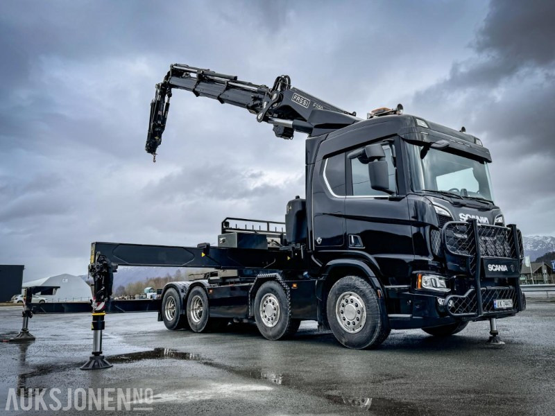2025 Scania R770 - 8x4 - Trekkvogn med Fassi 115 Tonnmeter kran med L616 Jib og V20 Vinsj - Model F1150RA.2.28 XHE-Dynamic - Kun 6119 km - Камион с кран: снимка 4 2025 Scania R770 - 8x4 - Trekkvogn med Fassi 115 Tonnmeter kran med L616 Jib og V20 Vinsj - Model F1150RA.2.28 XHE-Dynamic - Kun 6119 km - Камион с кран: снимка 4