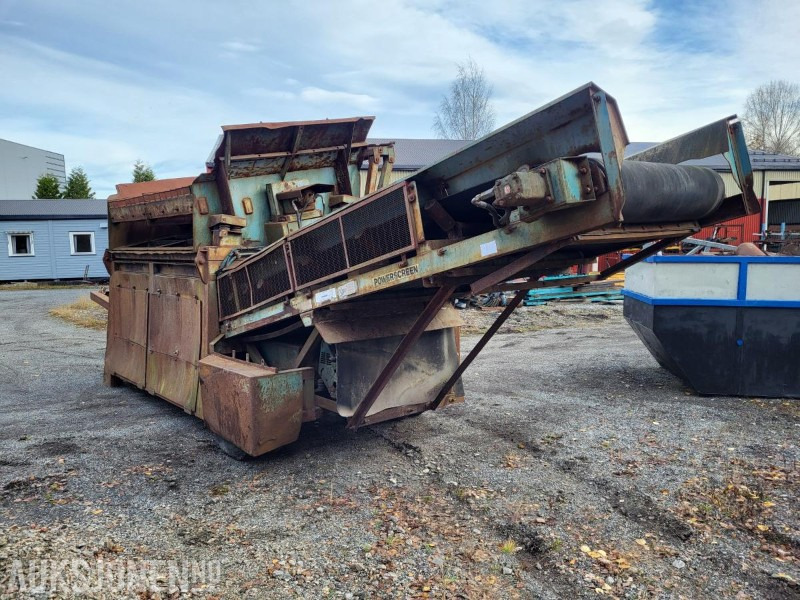 1993 Powerscreen Powergrid grovsorteringsverk for sortering av jord og oppgravde masser. - Друга техника: снимка 3 1993 Powerscreen Powergrid grovsorteringsverk for sortering av jord og oppgravde masser. - Друга техника: снимка 3