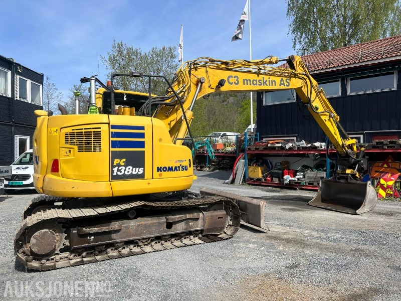 Komatsu PC138 gravemaskin, GPS, Tiltrotator, Smøring, Kamera - Багер: снимка 4 Komatsu PC138 gravemaskin, GPS, Tiltrotator, Smøring, Kamera - Багер: снимка 4