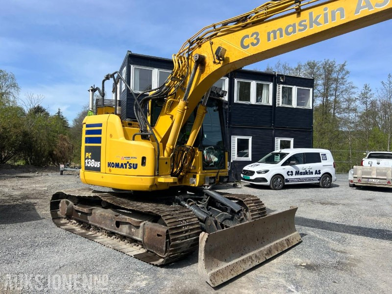 Komatsu PC138 gravemaskin, GPS, Tiltrotator, Smøring, Kamera - Багер: снимка 5 Komatsu PC138 gravemaskin, GPS, Tiltrotator, Smøring, Kamera - Багер: снимка 5