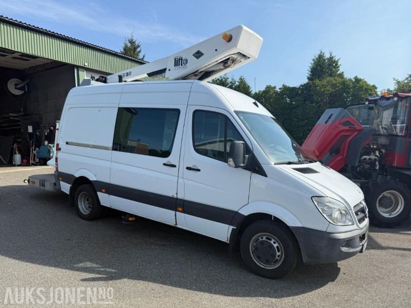 2009 Mercedes-Benz Sprinter 515CDI liftbil - 14m løftehøyde - Комунална/ Специална техника: снимка 2 2009 Mercedes-Benz Sprinter 515CDI liftbil - 14m løftehøyde - Комунална/ Специална техника: снимка 2