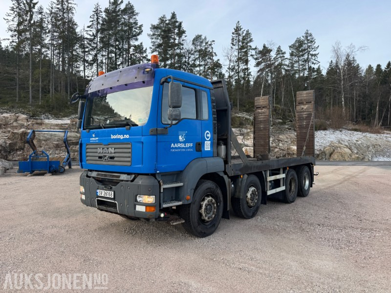 2010 MAN TGA 8x4 Lastebil med maskinpåbygg / maskinrampe - Комунална/ Специална техника: снимка 1 2010 MAN TGA 8x4 Lastebil med maskinpåbygg / maskinrampe - Комунална/ Специална техника: снимка 1