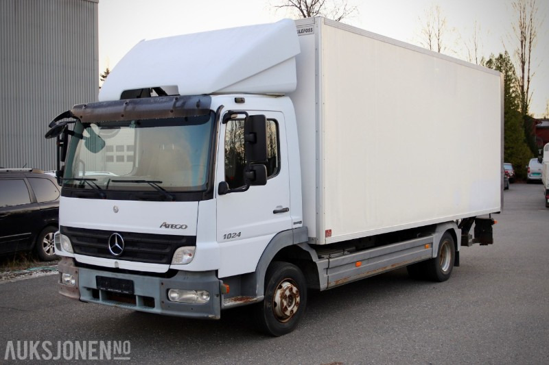 Mercedes-Benz Atego 1024 skapbil med løftelem – 6.2L / 238 hk – EU-godkjent til 20.10.2026 - Камион фургон: снимка 1 Mercedes-Benz Atego 1024 skapbil med løftelem – 6.2L / 238 hk – EU-godkjent til 20.10.2026 - Камион фургон: снимка 1