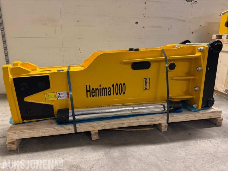 Ny Henima pigghammer til 10-15 tonns gravemaskin S60 m/garanti - Хидравличен чук: снимка 2 Ny Henima pigghammer til 10-15 tonns gravemaskin S60 m/garanti - Хидравличен чук: снимка 2