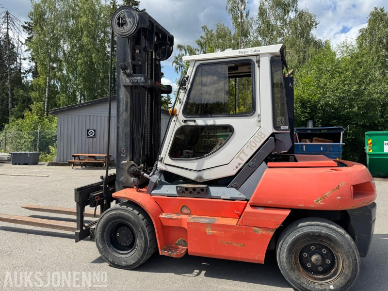 Подемно-транспортна техника 2000 Toyota 5FD70 TRUCK MED HIPPE TILT CABIN, LØFTEHØYDE 6000 MM: снимка 15