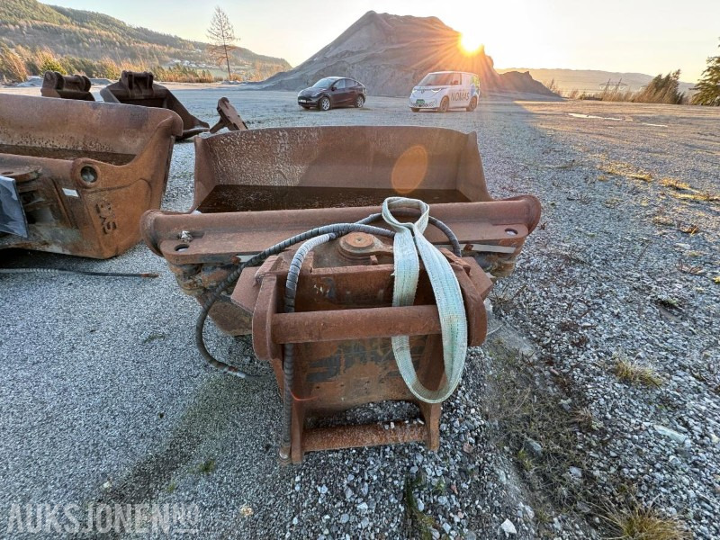 2005 SMP pusseskuffe med hydraulisk tilt / S70 feste - Прикачен инвентар за Строителна техника: снимка 4 2005 SMP pusseskuffe med hydraulisk tilt / S70 feste - Прикачен инвентар за Строителна техника: снимка 4