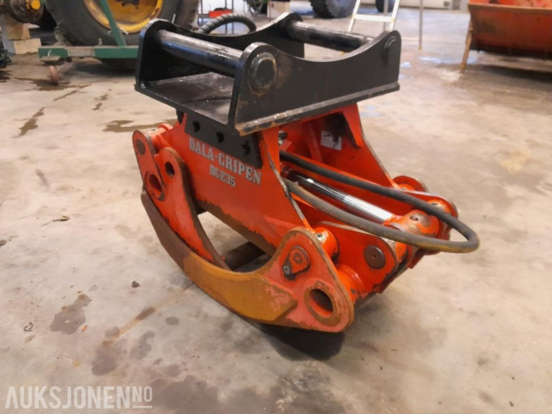 2021 DALA-GRIPEN - DGE35 klo / klype med S60-feste - Прикачен инвентар за Строителна техника: снимка 3 2021 DALA-GRIPEN - DGE35 klo / klype med S60-feste - Прикачен инвентар за Строителна техника: снимка 3