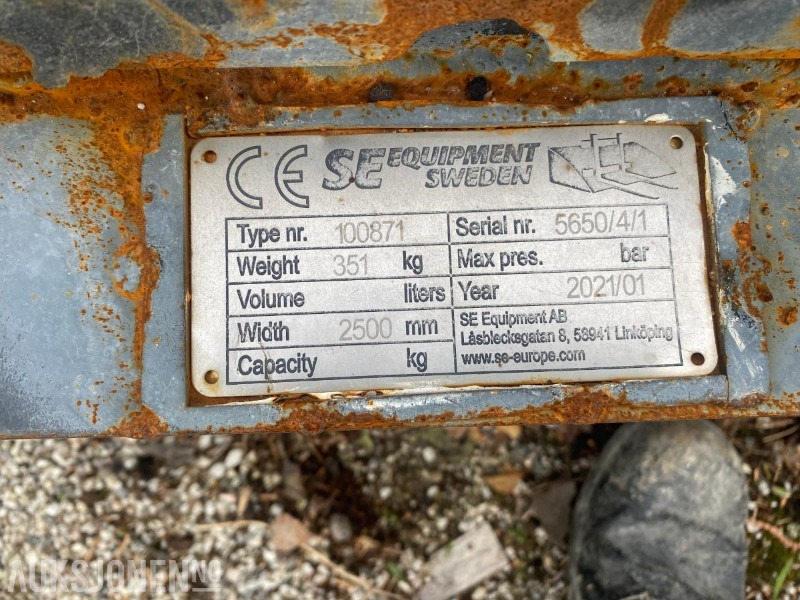 2021 SE Rettebjelke 2,5 m - Прикачен инвентар за Строителна техника: снимка 2 2021 SE Rettebjelke 2,5 m - Прикачен инвентар за Строителна техника: снимка 2