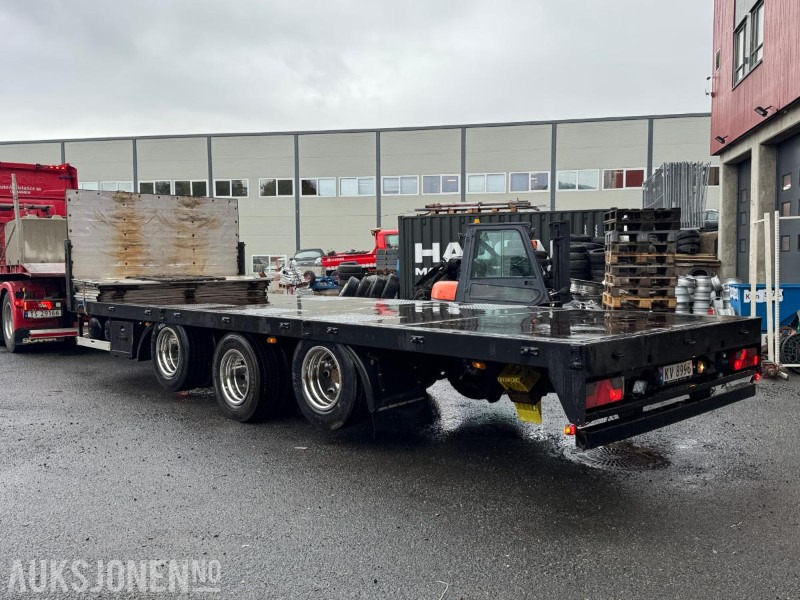 2003 CMT Pt12-20 planhenger / 22200 kg nyttelast - Ремарке: снимка 3 2003 CMT Pt12-20 planhenger / 22200 kg nyttelast - Ремарке: снимка 3