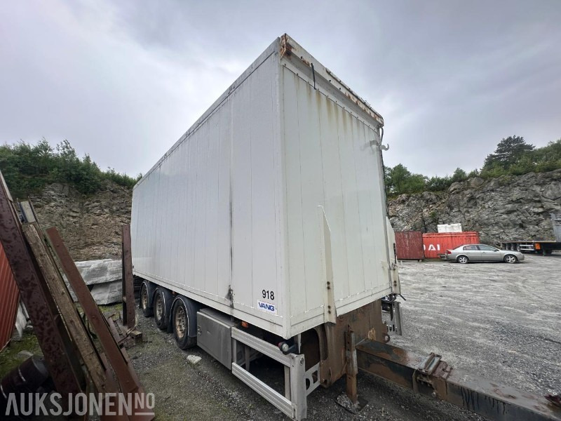 2005 Vang KL111 - 3 akslet slephenger / Flishenger / skaphenger med hydraulisk sideåpning - rep objekt - Ремарке: снимка 3 2005 Vang KL111 - 3 akslet slephenger / Flishenger / skaphenger med hydraulisk sideåpning - rep objekt - Ремарке: снимка 3