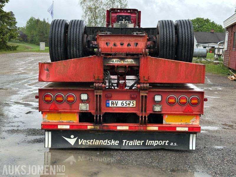 2009 Trail King TK154HED lavboy-henger - 4akslet maskinhenger med vse styring - Ремарке: снимка 4 2009 Trail King TK154HED lavboy-henger - 4akslet maskinhenger med vse styring - Ремарке: снимка 4