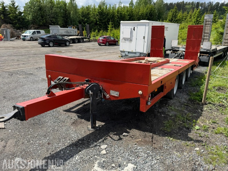 Ремарке 2012 Predator 3-akslet maskinsemi / 20t nyttelast / maskinhenger / kjøreramper: снимка 1