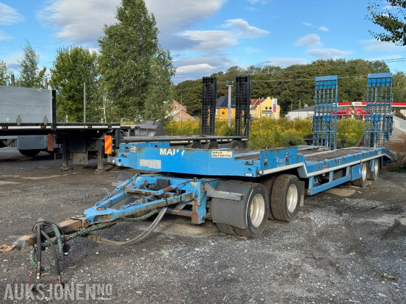2022 Maur Bilpåbygg maskinhenger / 4-akslet / 30800kg nyttelast - Ремарке: снимка 1 2022 Maur Bilpåbygg maskinhenger / 4-akslet / 30800kg nyttelast - Ремарке: снимка 1